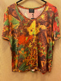 808 opt.1 Silk Jersey tee shirt orange is the new black