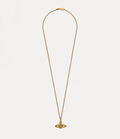 Mini bas relief PENDANT gold light colorado topaz