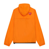 PLAY x K-WAY Half Zip JACKET ORANGE