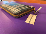 Comme des Garçons TARTAN PATCHWORK WALLET - GREEN