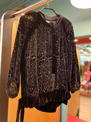 Ursula Top Black burn