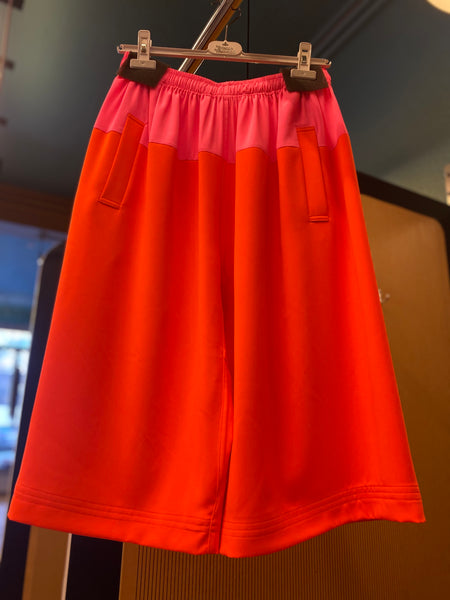 Cropped Kung Fu Trousers Pink/red