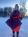Wanda Le More Down coat Purple/Orange