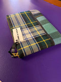 Comme des Garçons TARTAN PATCHWORK Wallet - GREEN