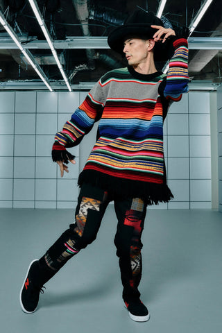 Junya Watanabe MAN Sweater (BLACK Multi)
