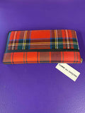 Comme des Garçons TARTAN PATCHWORK WALLET - RED