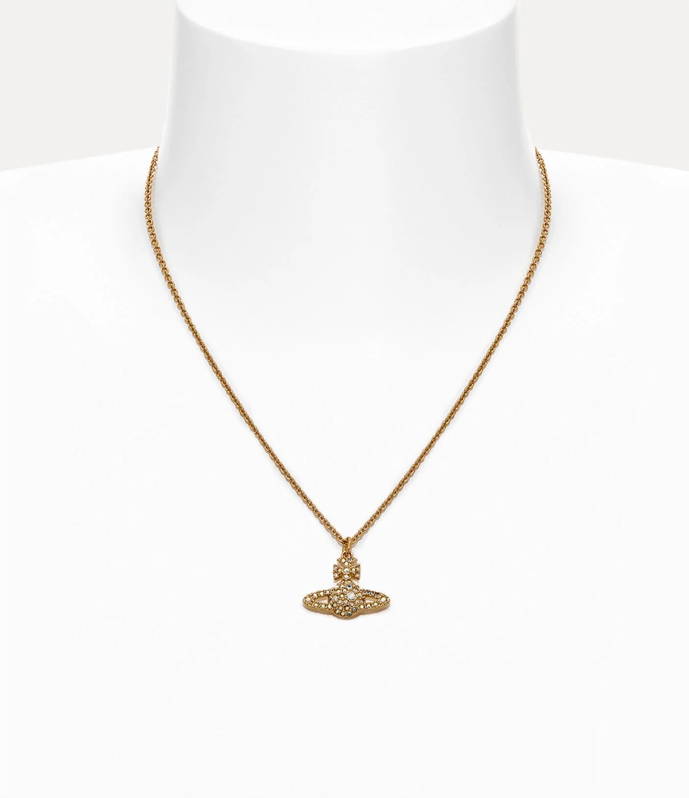 GRACE BAS RELIEF RELIEF PENDANT GOLD Aurora Boreale