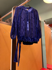 Ursula Top Blue burn