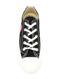 Comme des Garcons Play x Converse Low one Heart Black