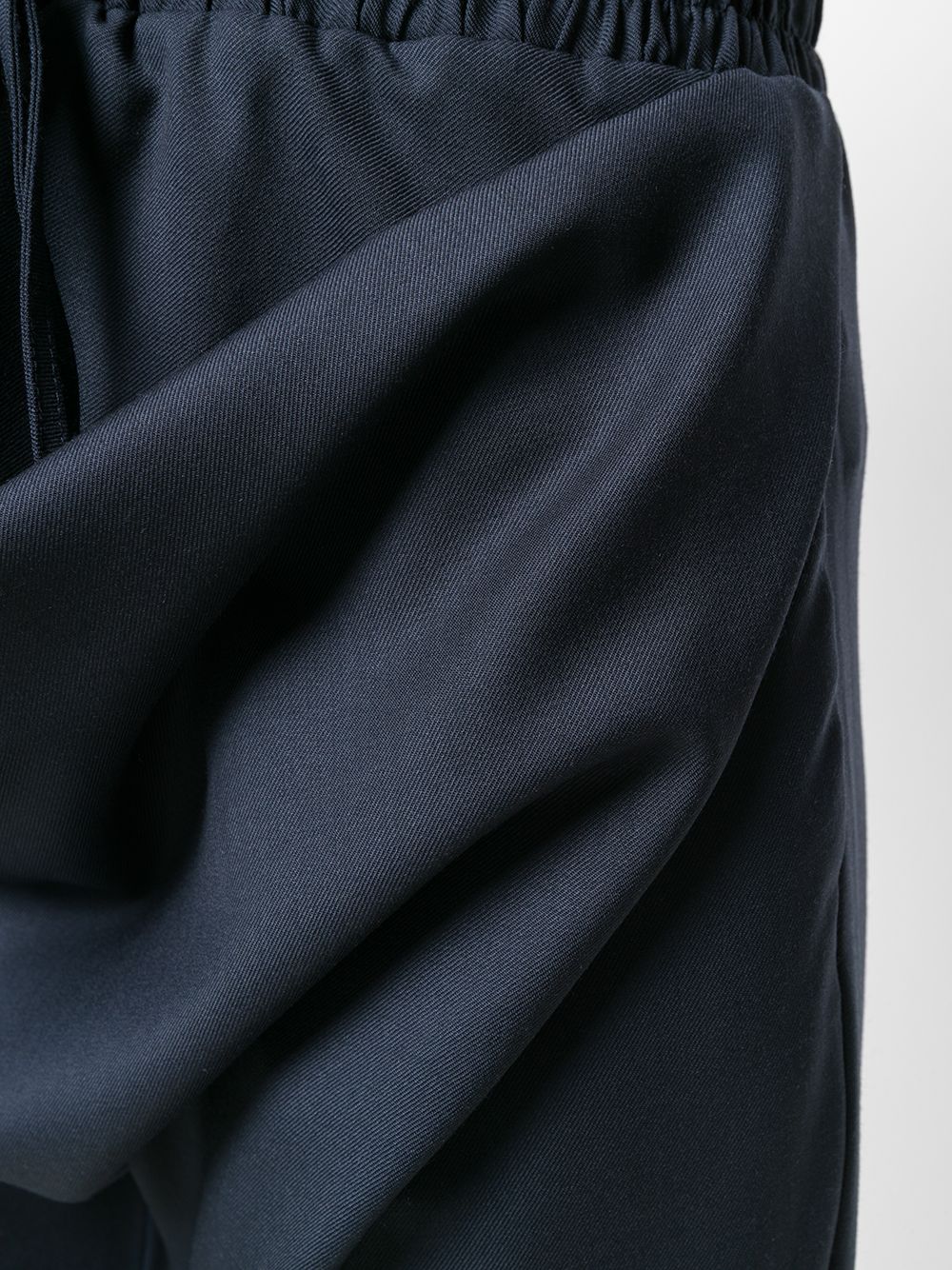 cropped drawstring trousers
