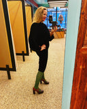 LUPITA dress Black Silkvelour