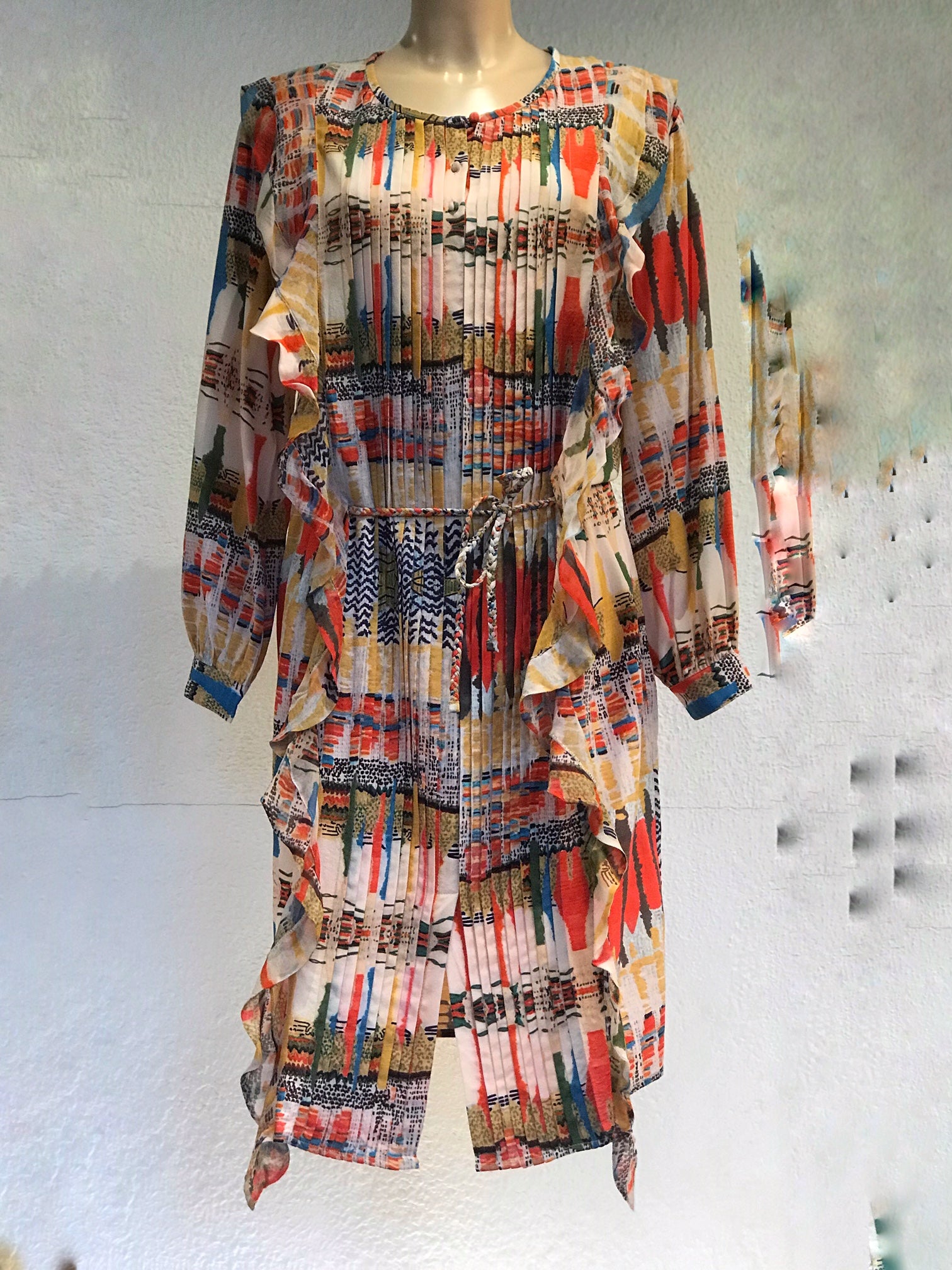 Pleated Ruffle dress - KR2 - P4