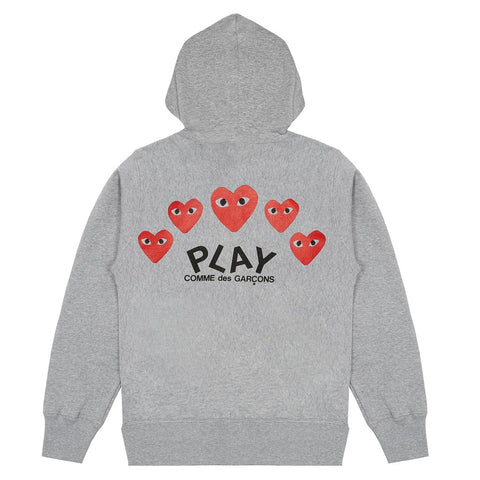 COMME DES GARÇONS PLAY zipped hooded jacket