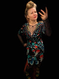 Reversible Silk Velour Dress P3