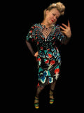 Reversible Silk Velour Dress P3