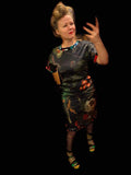 Reversible Silk Velour Dress P3