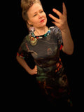 Reversible Silk Velour Dress P3