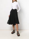 A-line asymmetric skirt