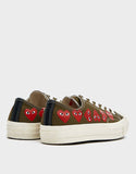Comme des Garcons Play x Converse multi heart low Kaki green