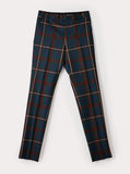 CLASSIC TROUSERS BROWN TARTAN