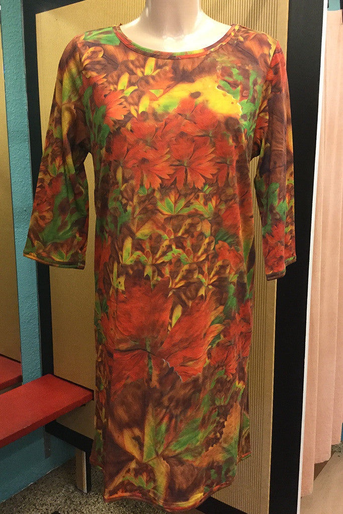 806 opt.1 Silk Jersey long tee shirt orange is the new black