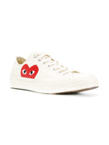 Comme des Garcons Play x Converse - Low one Heart White