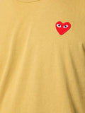 COMME DES GARÇONS PLAY heart application T-shirt
