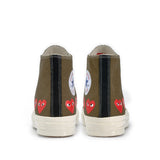 Converse Chuck Taylor multi heart 1970s high-top sneakers Kaki green