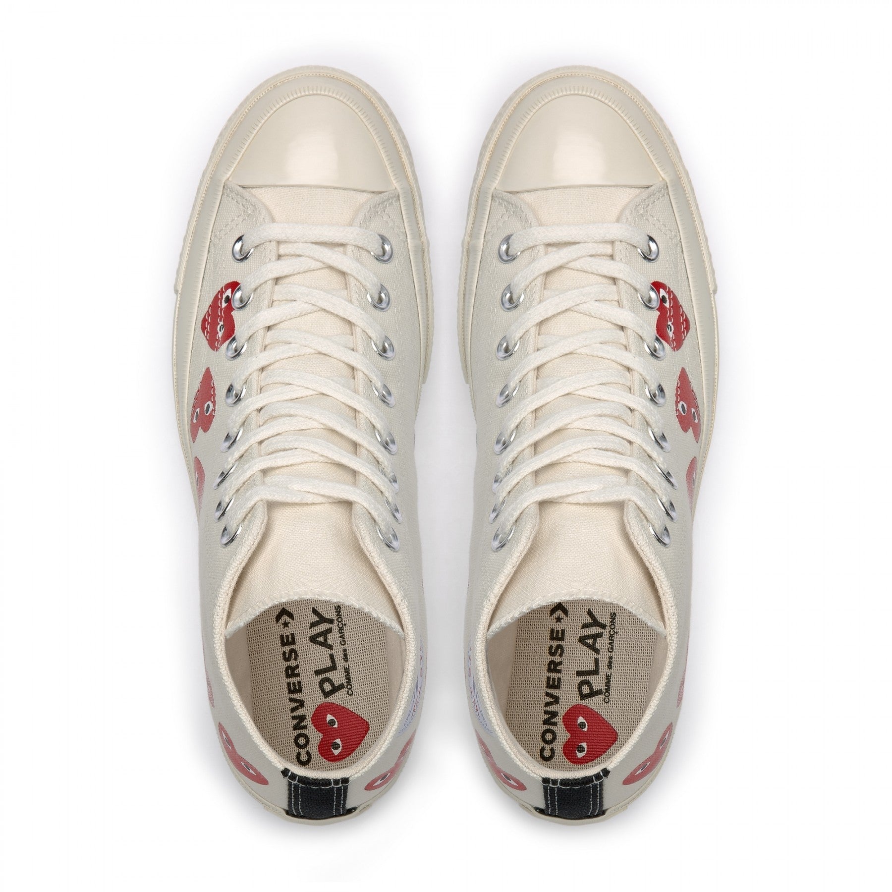 Comme des Garcons Play x Converse Chuck Taylor multi heart 1970s high-top sneakers