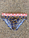 SQUIGGLE JERSEY SLIP - Blue/Gold
