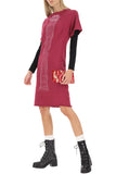 HISTORIC T-SHIRT DRESS BEET RED