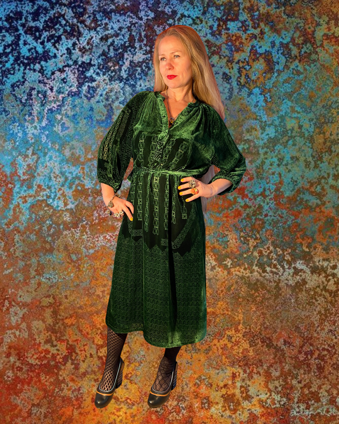 Ursula deep dark green