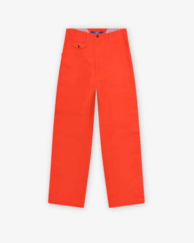 Front flat
Junya Watanabe Man Cotton Pants in orange, front view