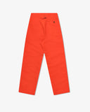 Back flat
Junya Watanabe Man Cotton Pants in orange with back buckle adjuster, back view