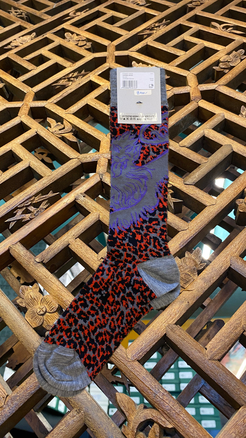Vivienne Westwood Leopard Sock Silver