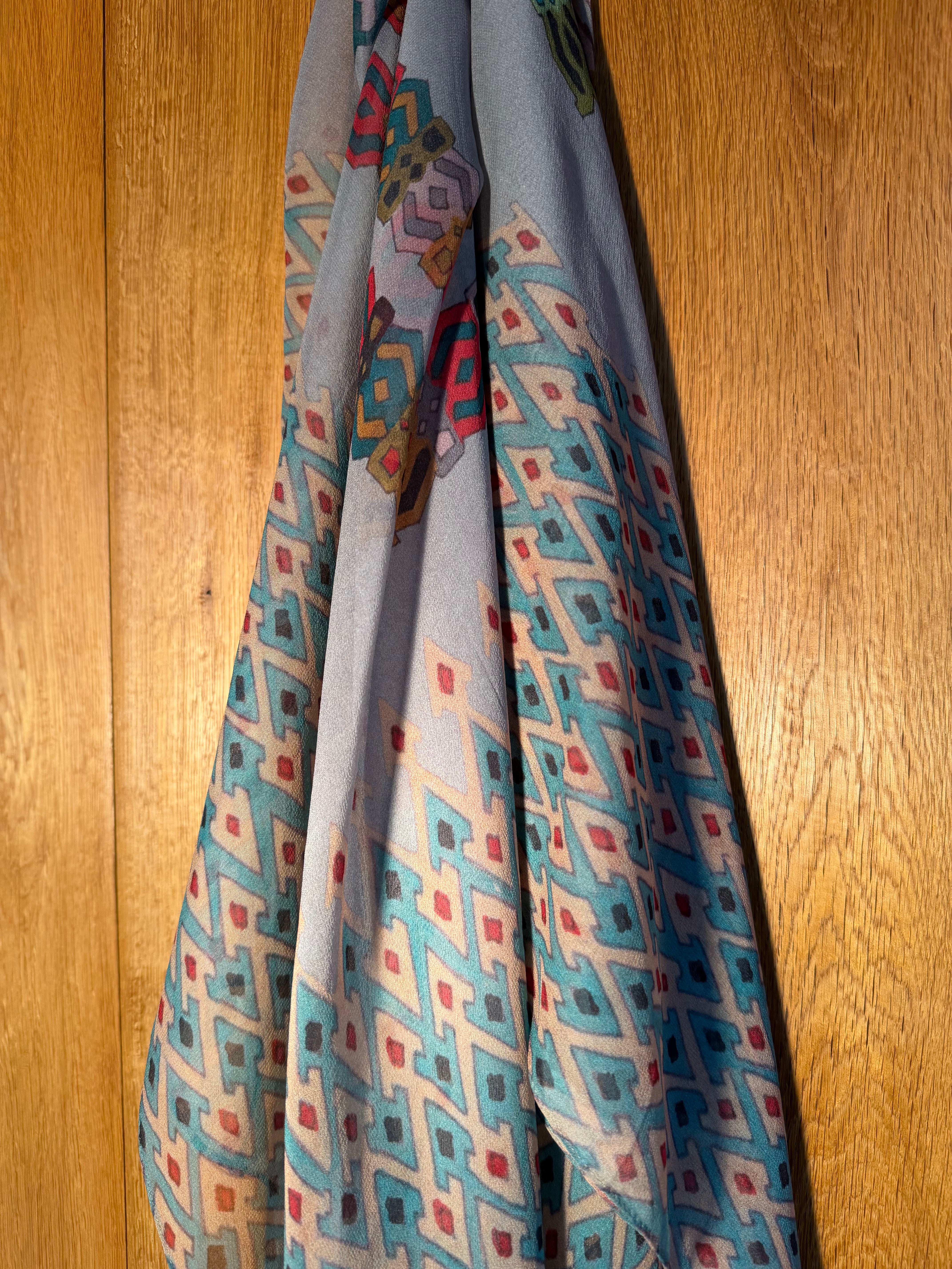 Scarf - Light blue Harly kyssir Sporrof