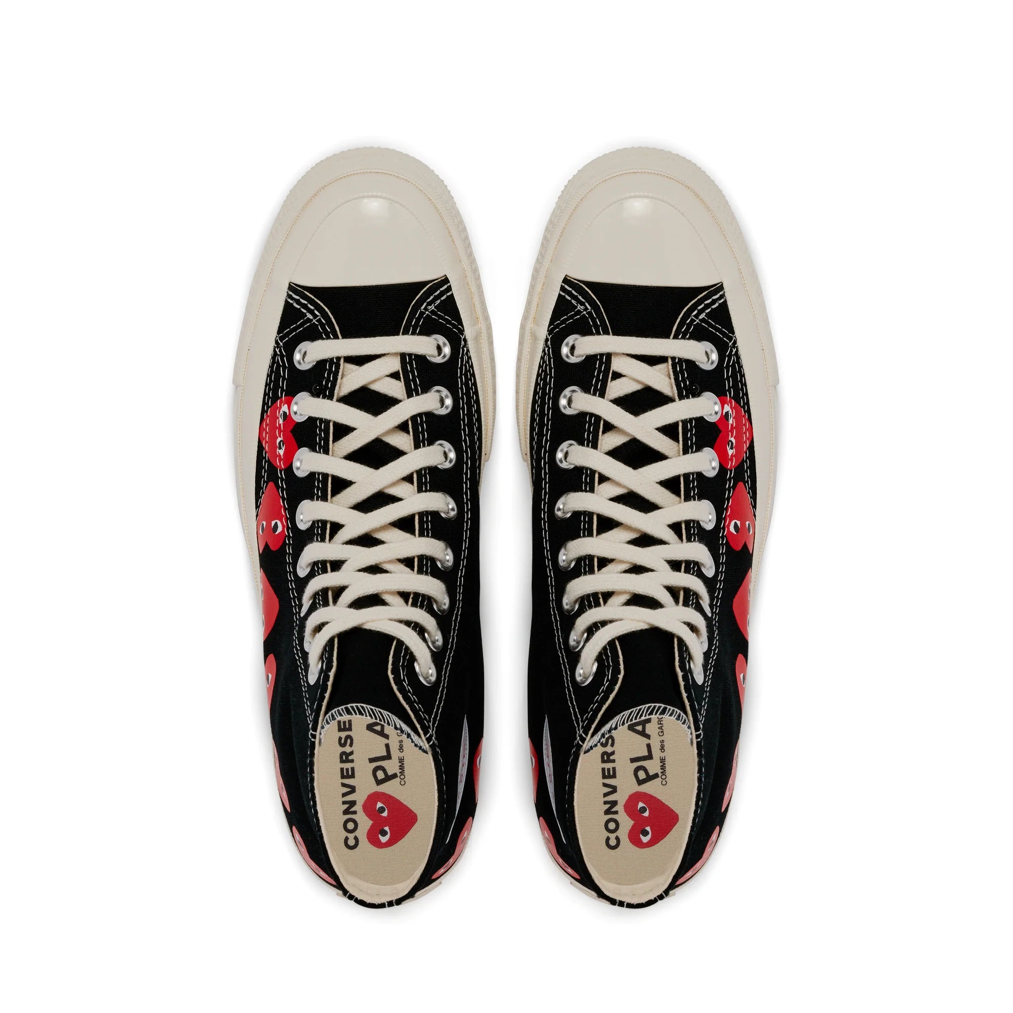 Comme des Garcons Play x Converse Multi Heart Chuck Taylor black