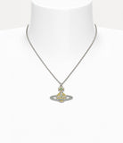 KIKA pendant Necklace in Platinum-Topaz