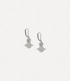 LUZIA Earrings in Platinum-Crystal