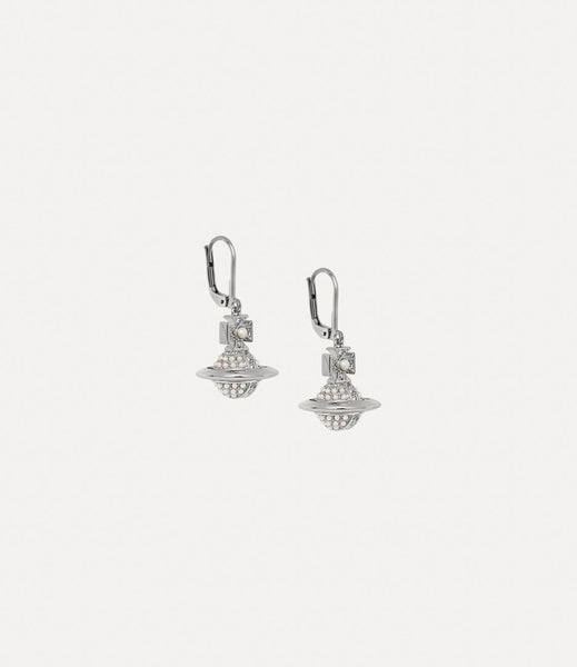 LUZIA Earrings in Platinum-Crystal