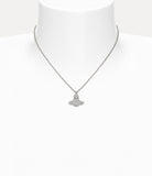 Natalía pendant Rhodium in Platinum-white