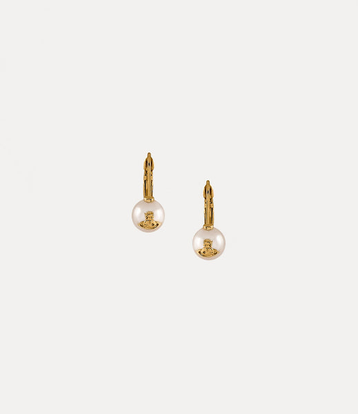 GIA DROP Earrings Gold/Creamrose