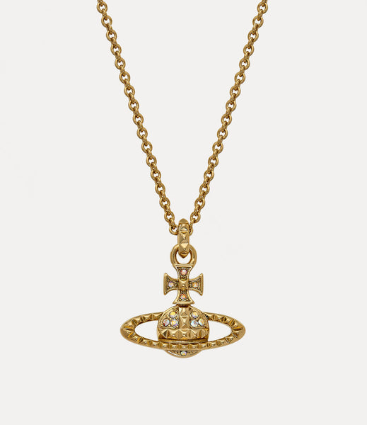 Mayfair bas relief pendant gold