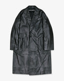 Junya Watanabe Faux Crocodile  Coat