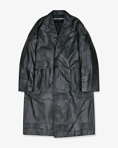 Junya Watanabe Faux Crocodile  Coat