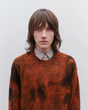 Junya Watanabe Men's Garment Dyed Sweatshirt Brown/Orange