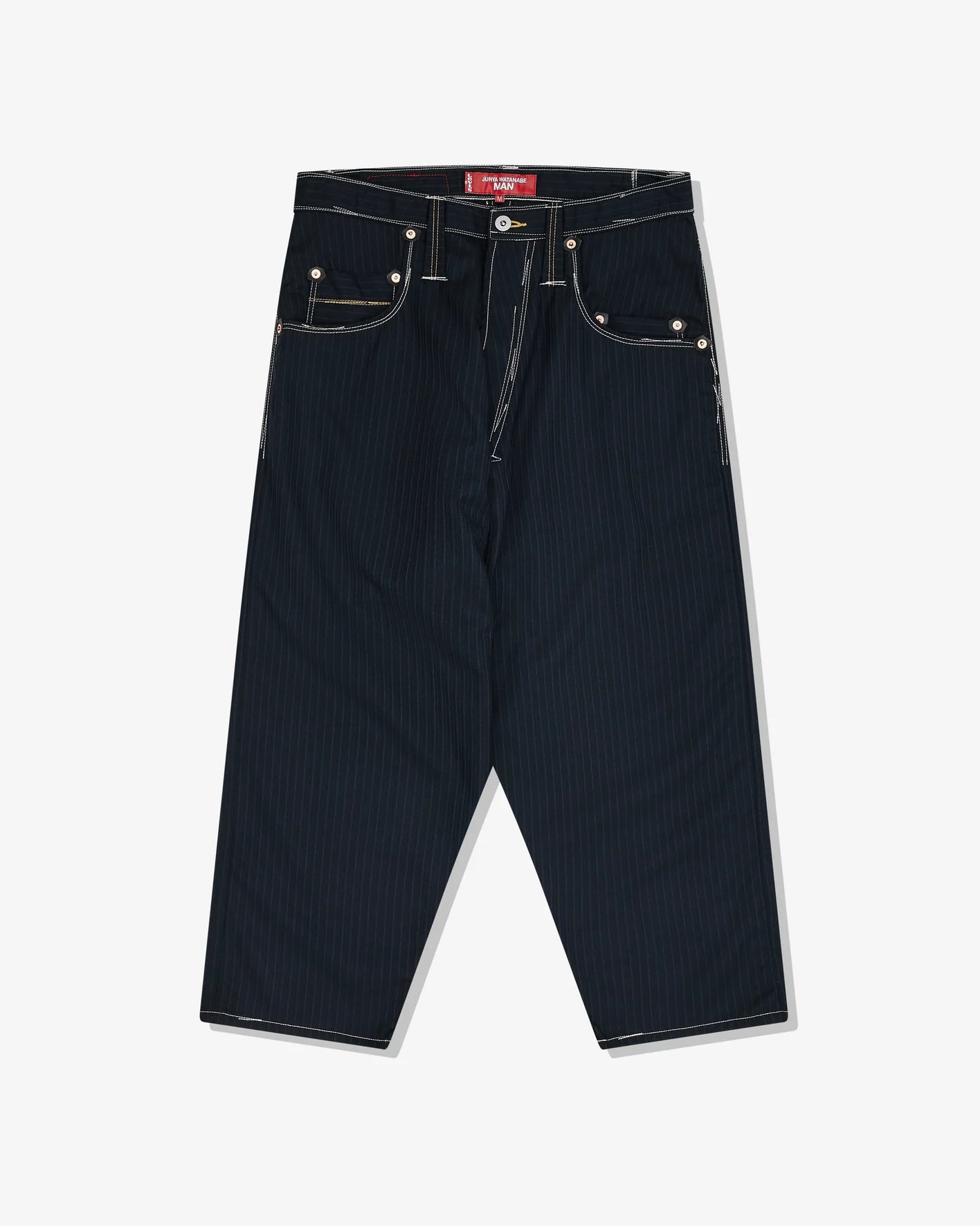 JUNYA WATANABE ショートパンツ ピンストライプ ネイビー