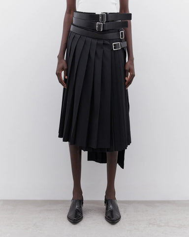 Junya Watanabe Women´s Belted Pleated Skirt