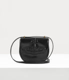 JODIE Saddle bag black injected orb