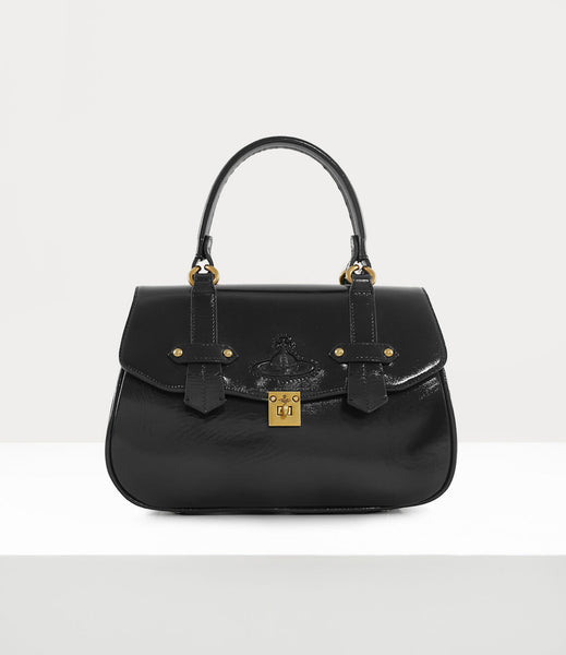 Lesley handbag black injected orb